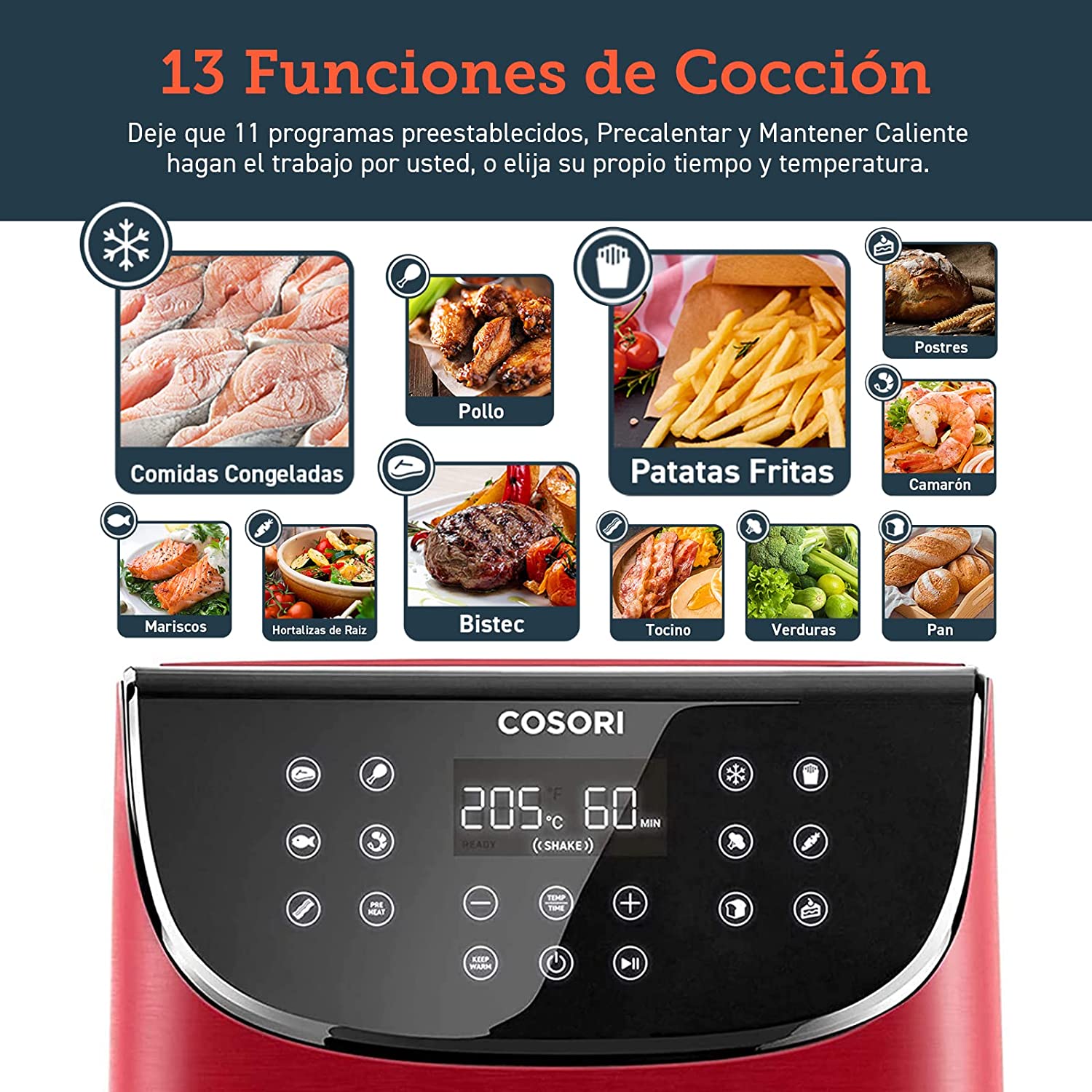 13 Funciones de Cocción