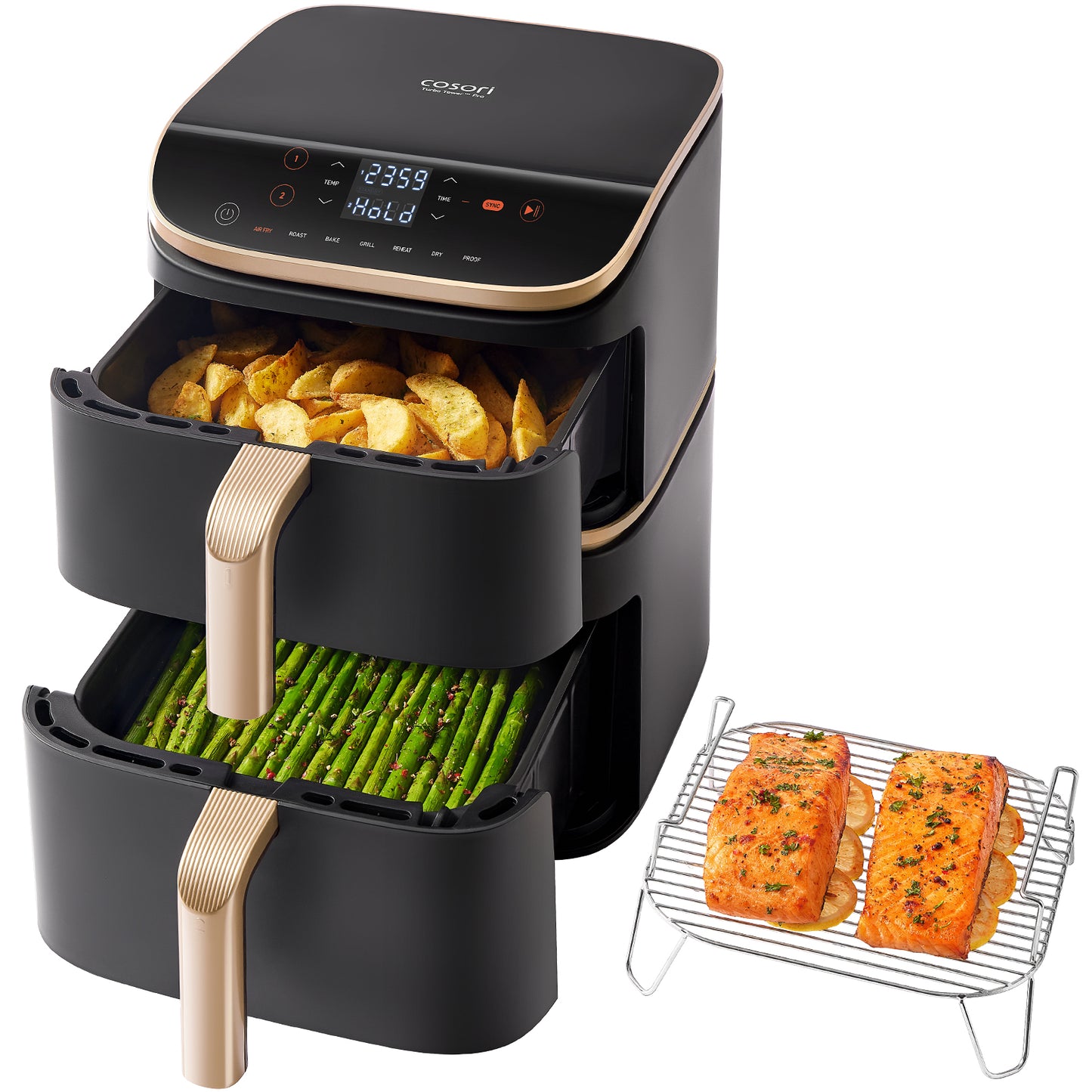 Cosori Freidora de aire Turbo Tower™ Pro 10.8L Smart Air Fryer