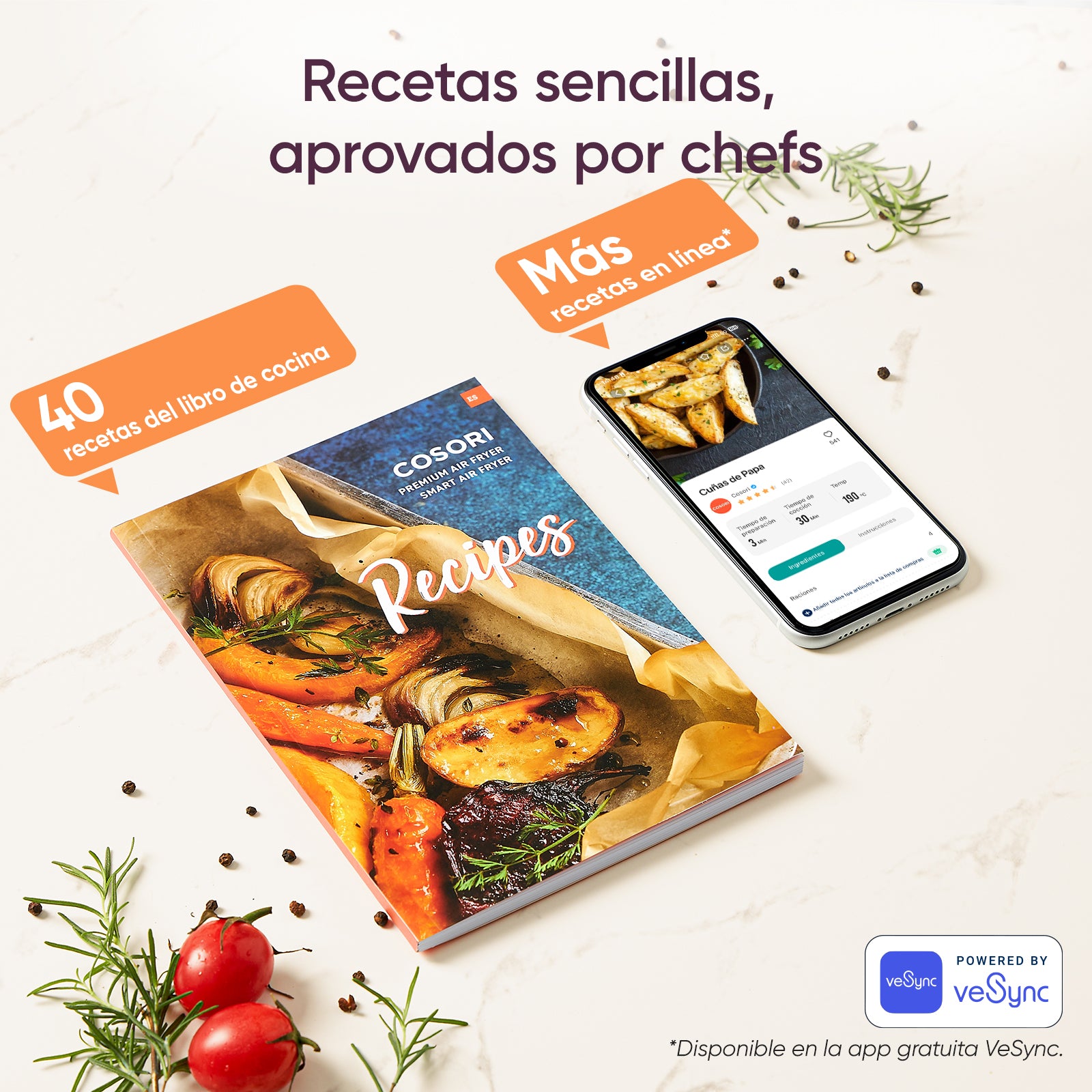 Cosori-Freidora sin Aceite-5,7 Litros-CP158
