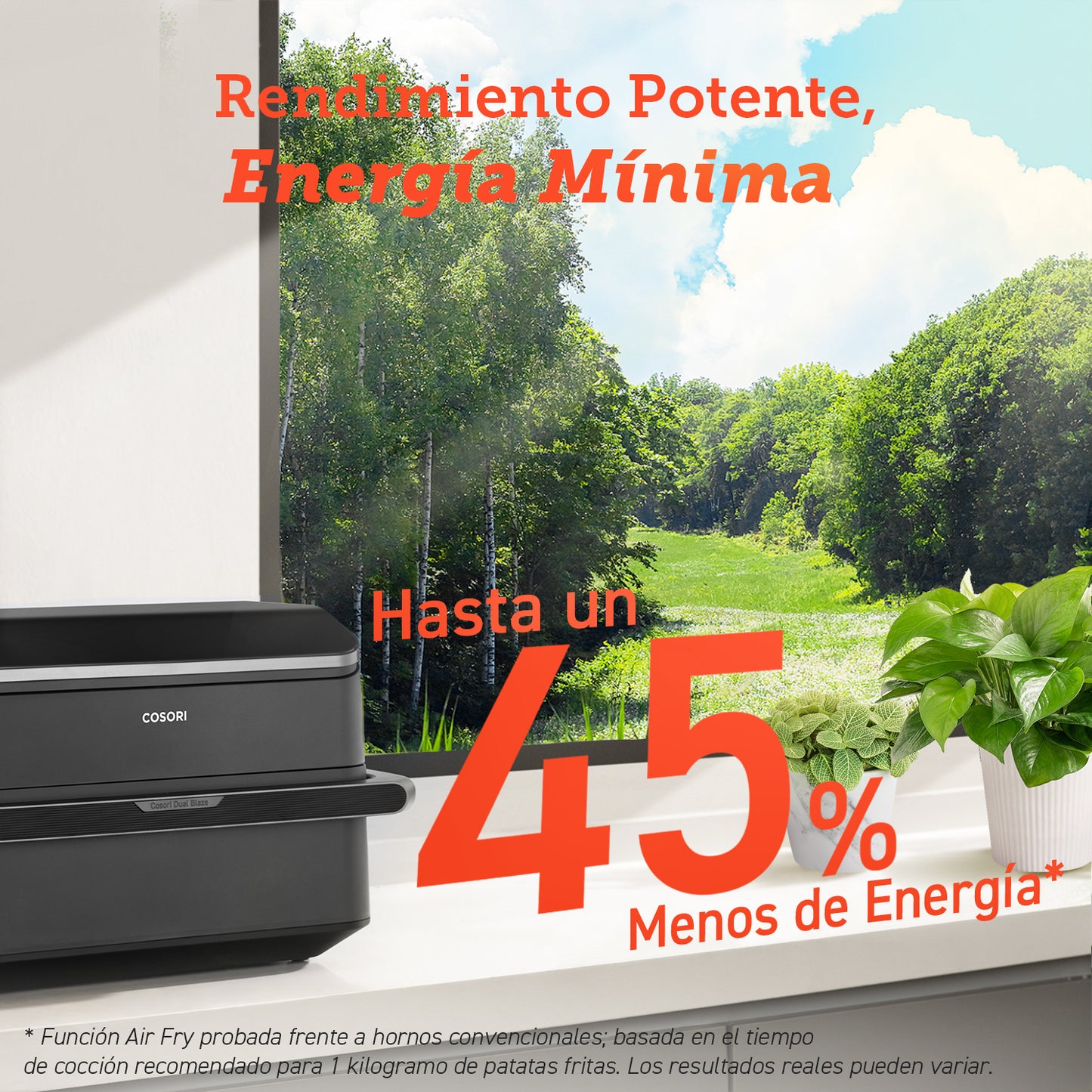 COSORI Freidora de Aire Dual Blaze TwinFry 10L Air Fryer