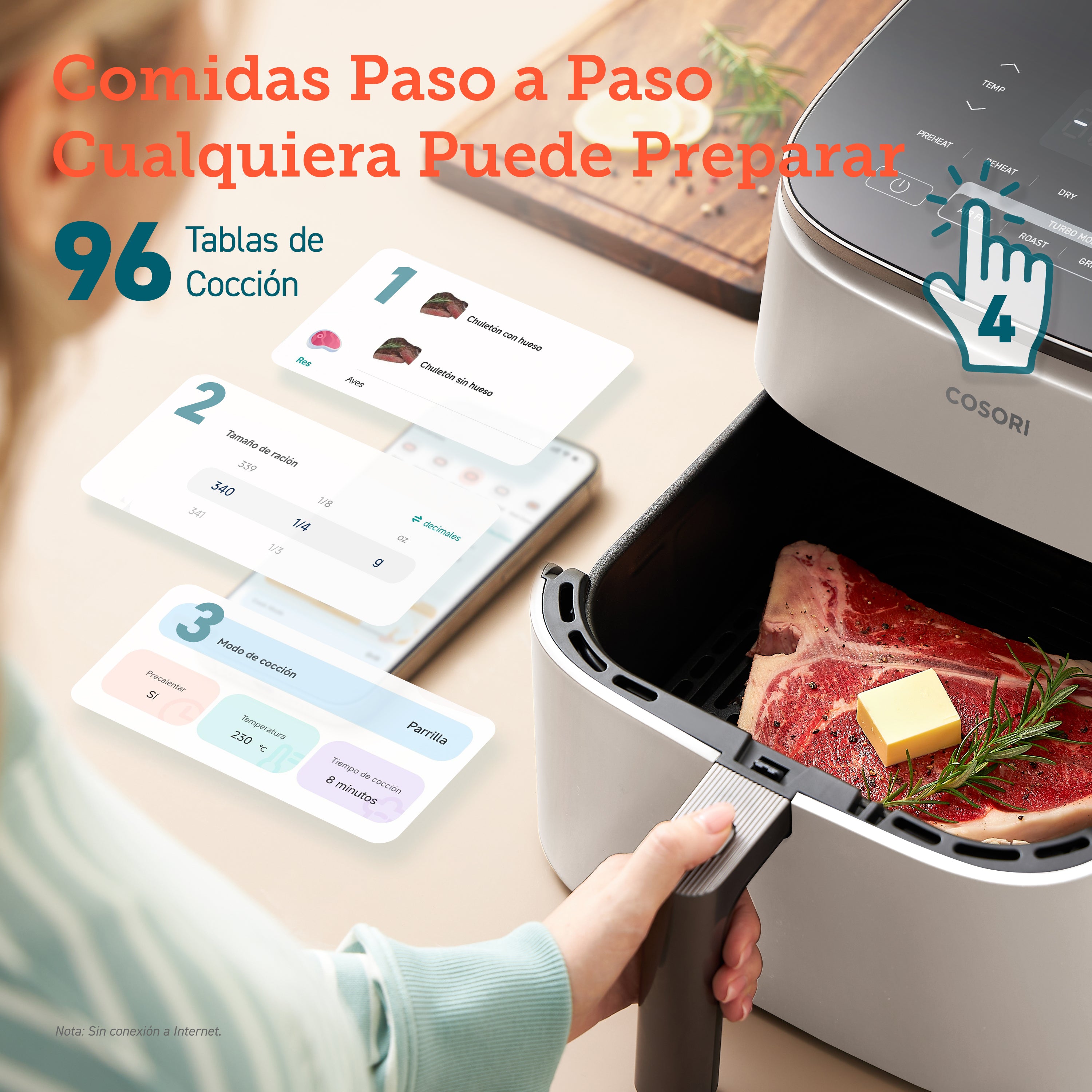 COSORI Freidora de Aire Turbo Blaze™ 6L Air Fryer