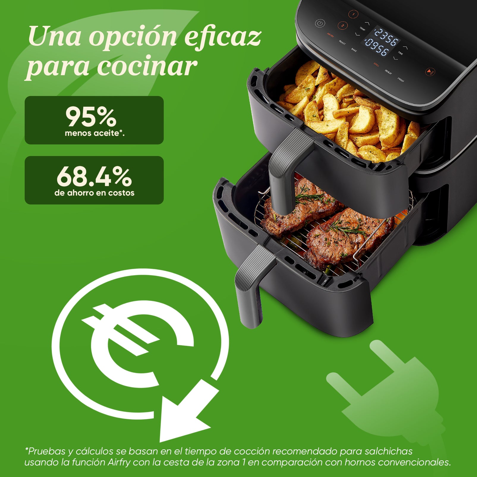 Cosori Freidora de aire Turbo Tower™ 10.8L Air Fryer