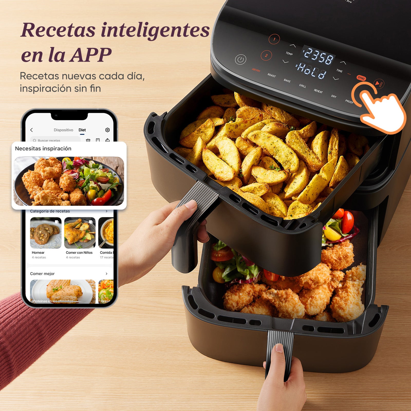 Cosori Freidora de aire Turbo Tower™ 10.8L Air Fryer