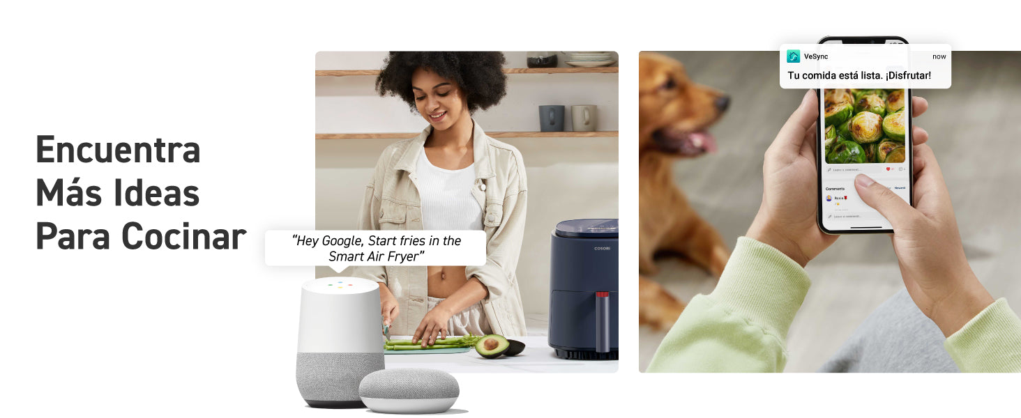 Tu comida está lista. ¡Disfrutar!