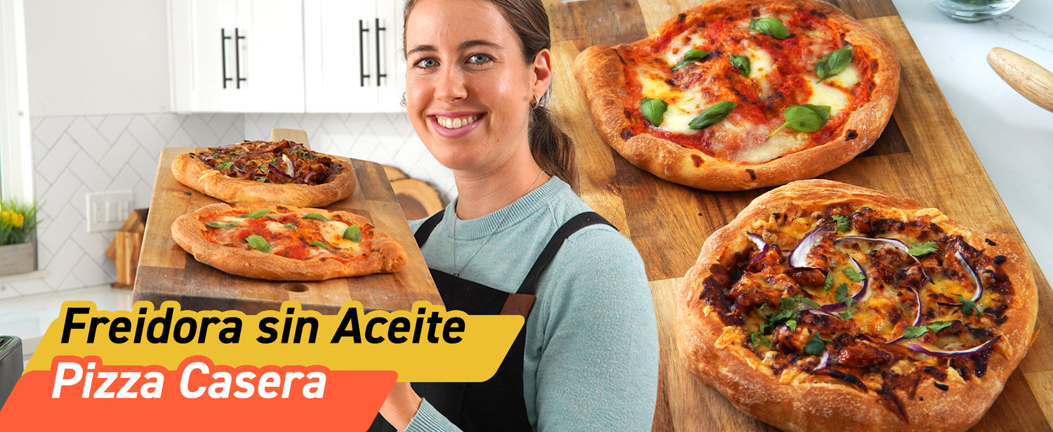"Freidora sin Aceite Pizza Casera"