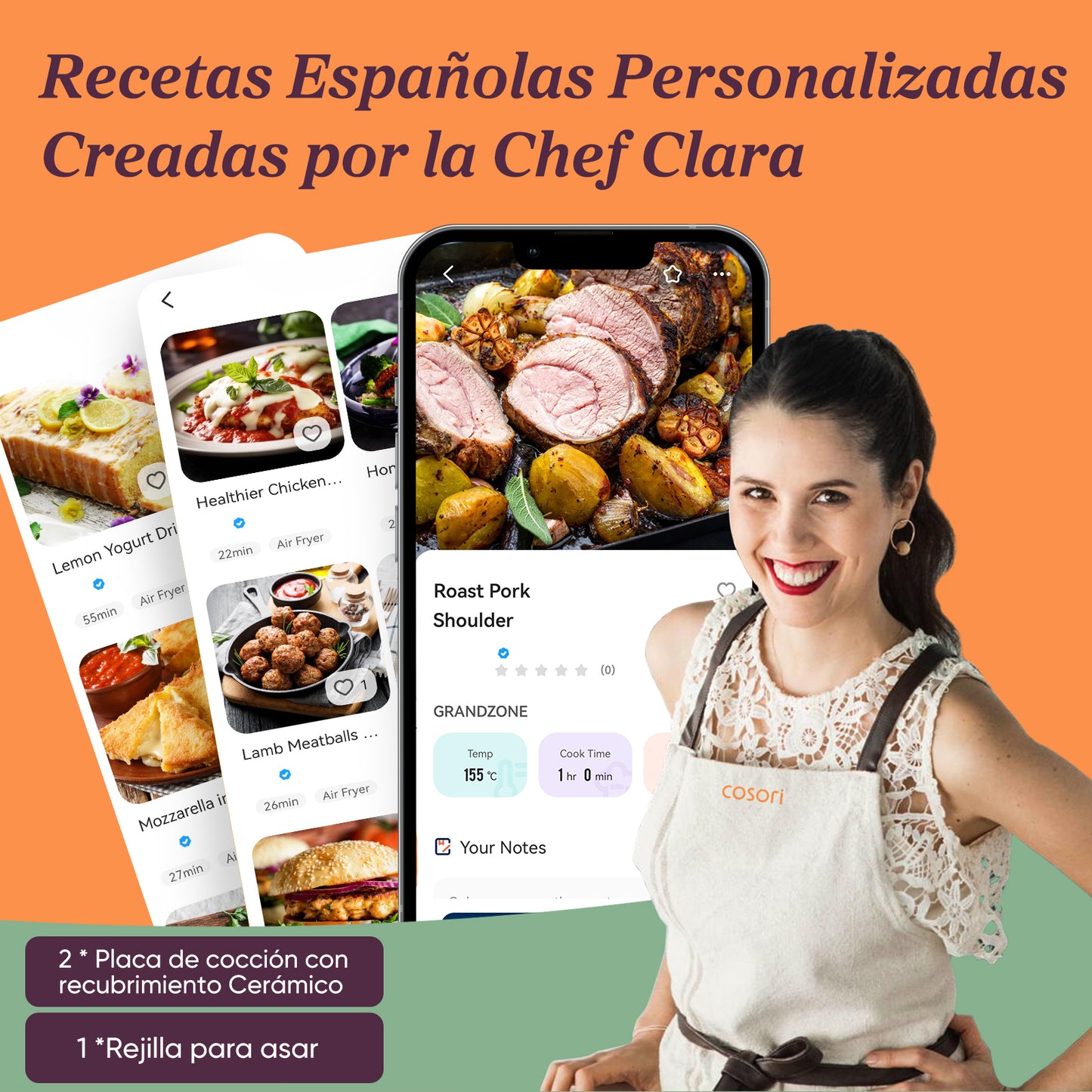 Cosori Freidora de aire Turbo Tower™ Pro 10.8L Smart Air Fryer