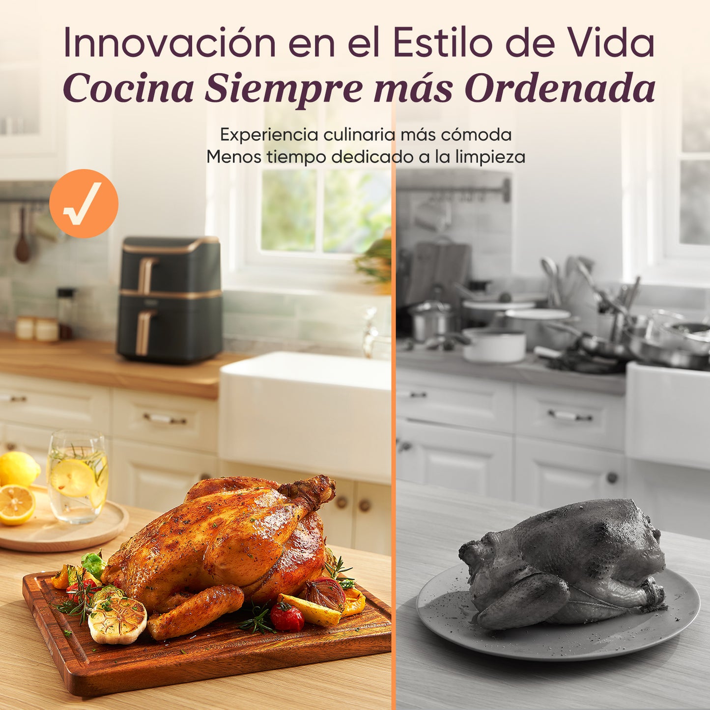 Cosori Freidora de aire Turbo Tower™ Pro 10.8L Smart Air Fryer