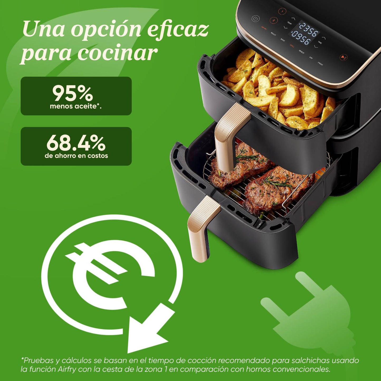 Cosori Freidora de aire Turbo Tower™ Pro 10.8L Smart Air Fryer