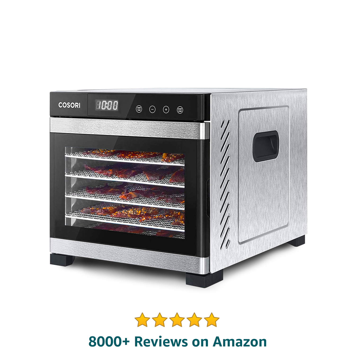 Cosori-Deshidratador de Acero Inoxidable-CP267-FD-Plata