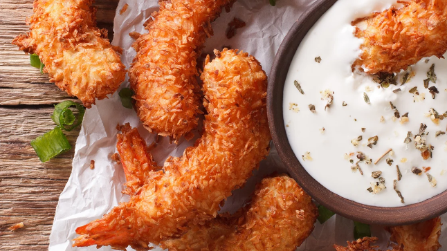 RECETAS COSORI- Gambas Rebozadas Con COCO