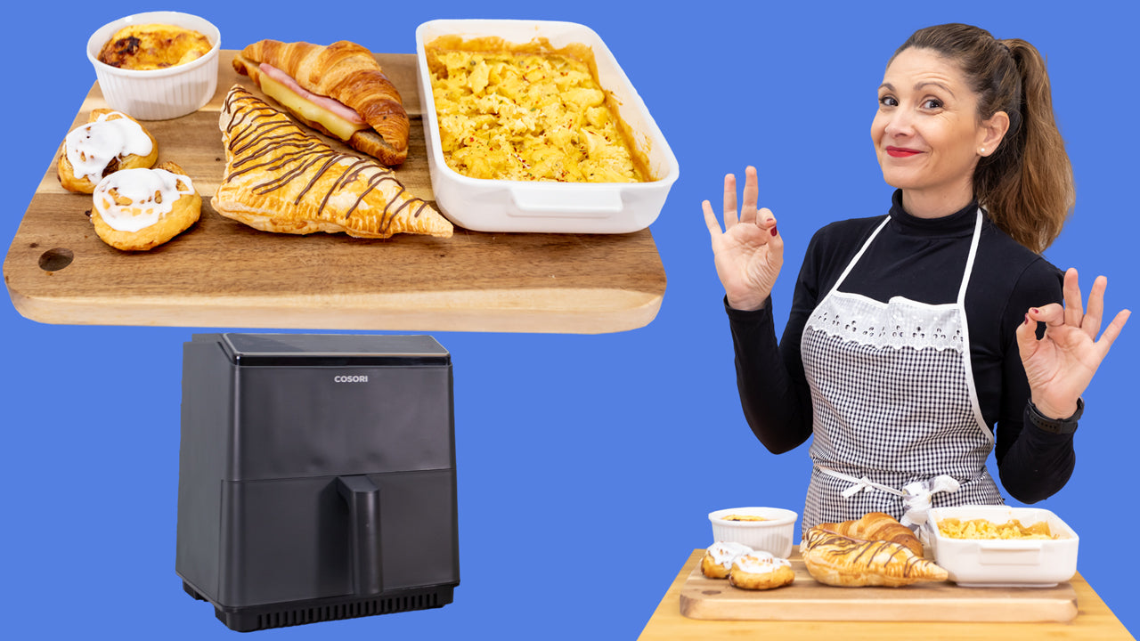  5 desayunos DELICIOSOS Y RIQUÍSIMOS en COSORI Freidora de Aire