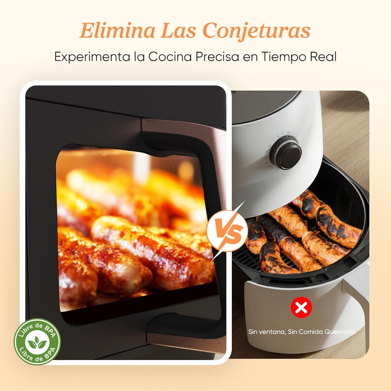 Cosori Freidora de Aire Grande con Doble Cesta 8,5L Air Fryer