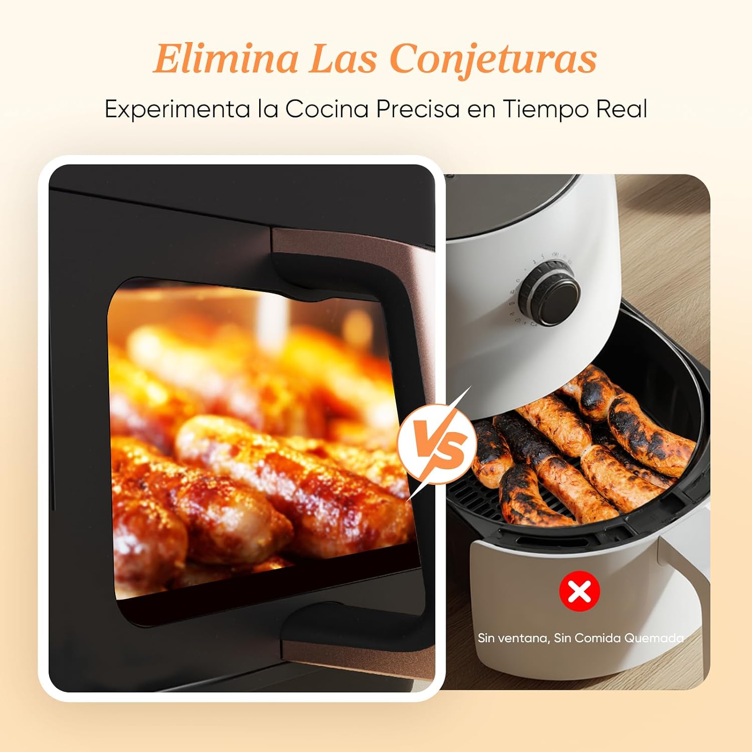 Cosori Freidora de Aire Grande con Doble Cesta 8,5L Air Fryer