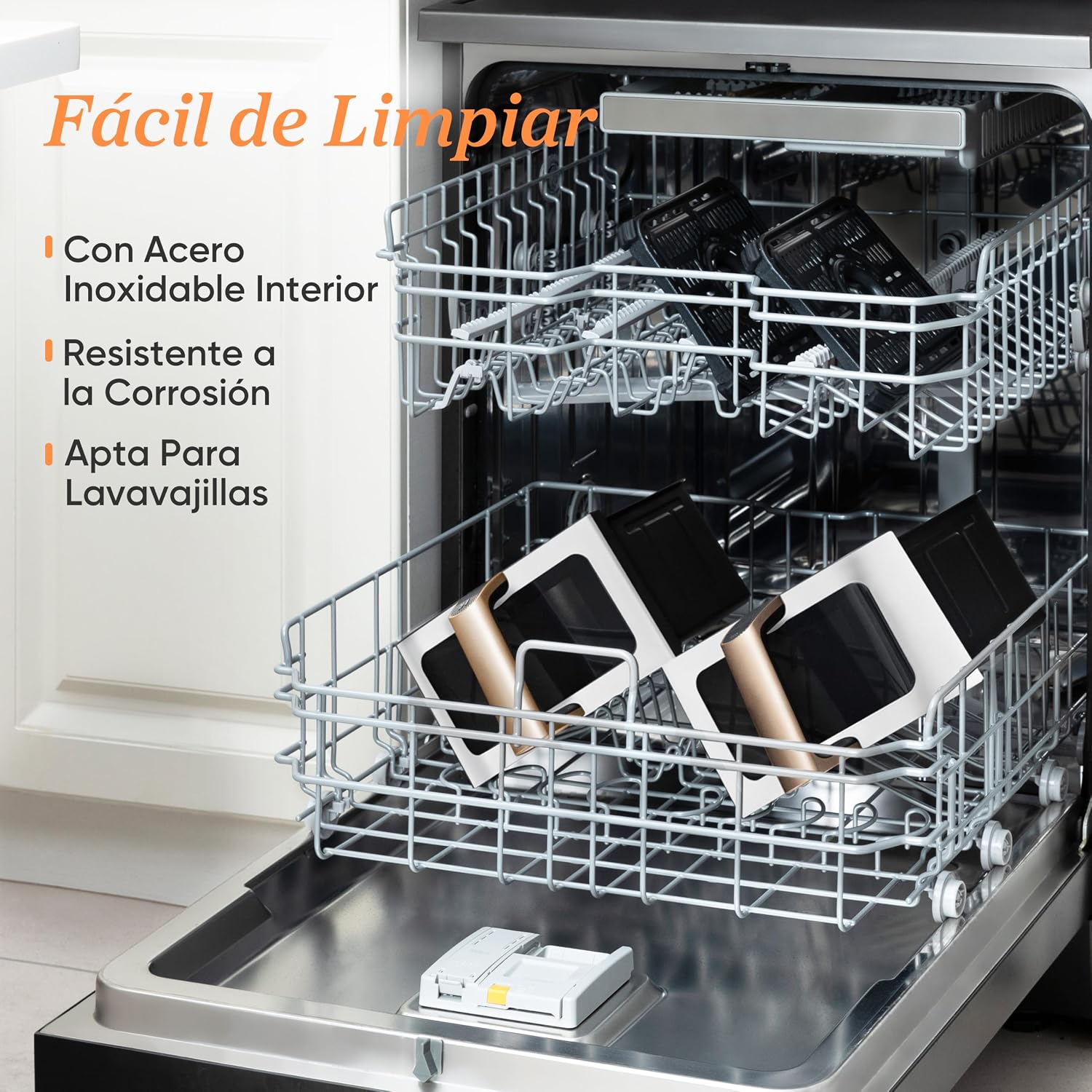 Cosori Freidora de Aire Grande con Doble Cesta 8,5L Air Fryer Blanca