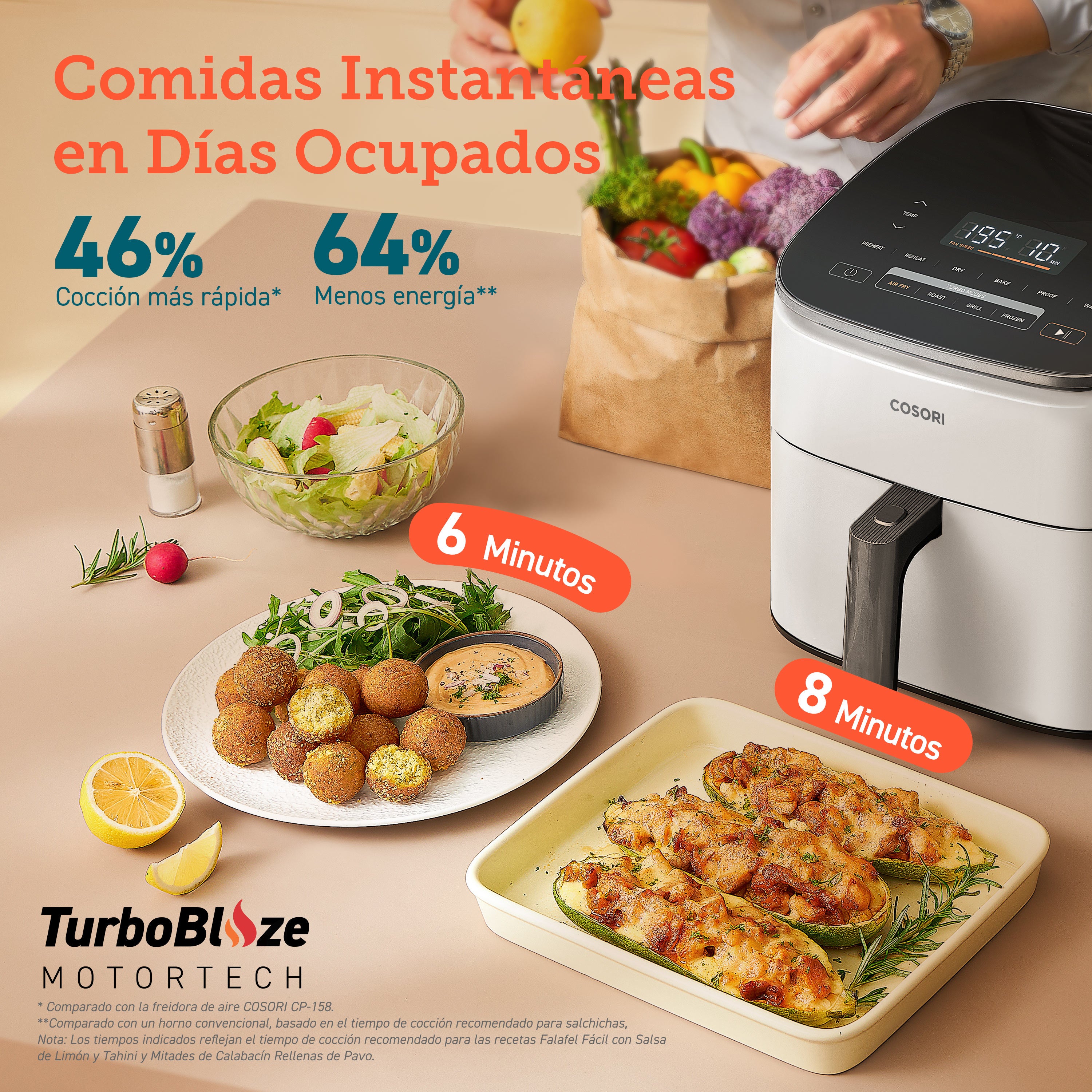 COSORI Freidora de Aire Turbo Blaze™ 6L Air Fryer