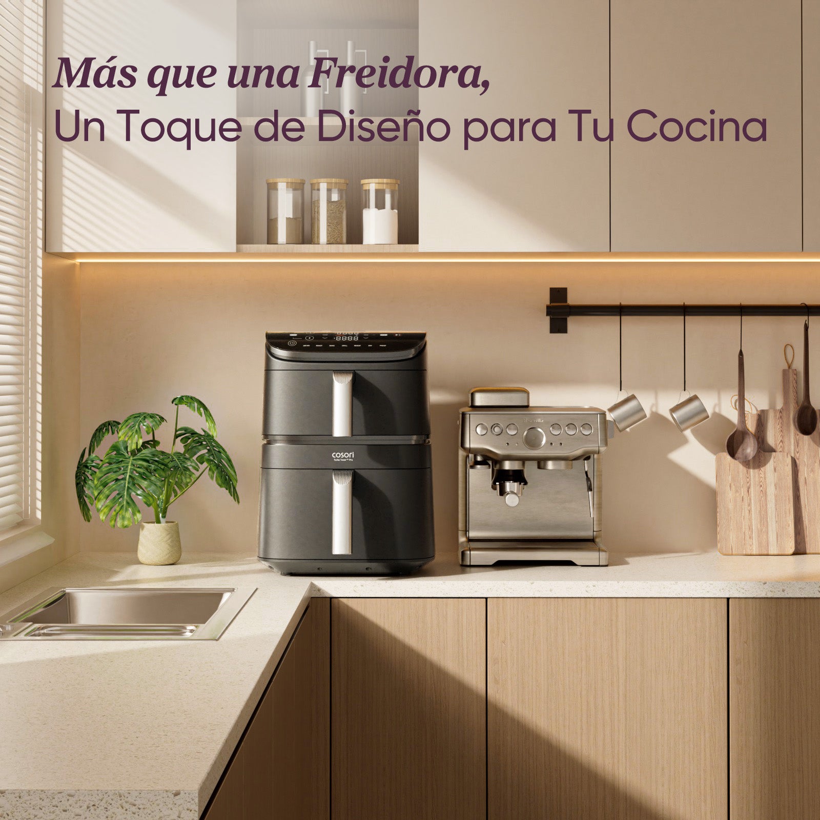Cosori Freidora de aire Turbo Tower™ 10.8L Air Fryer