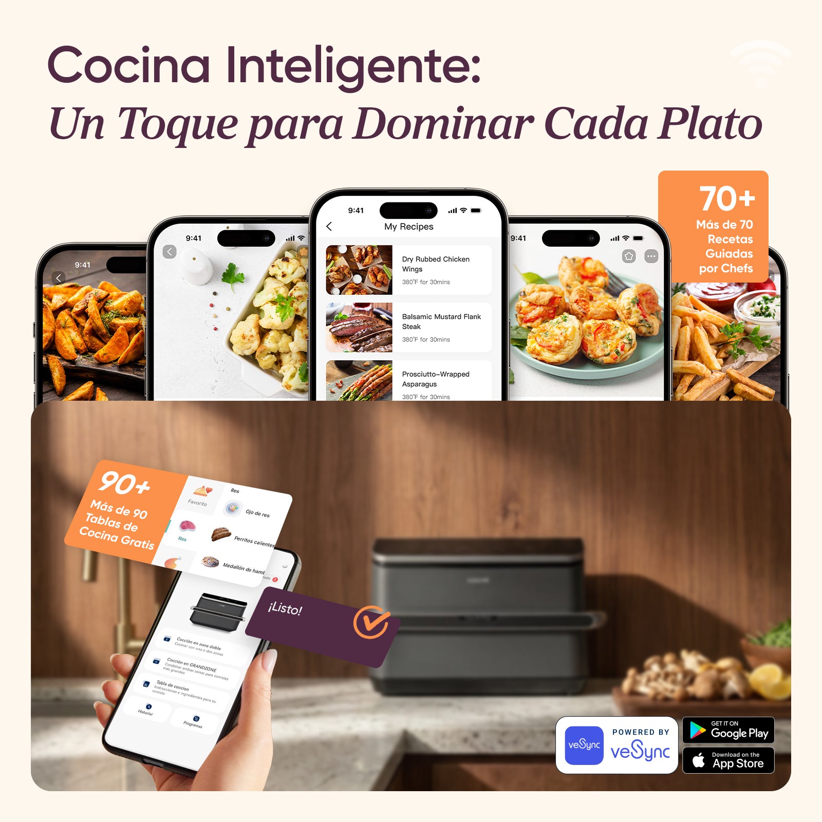 COSORI Freidora de Aire Dual Blaze TwinFry 10L Air Fryer