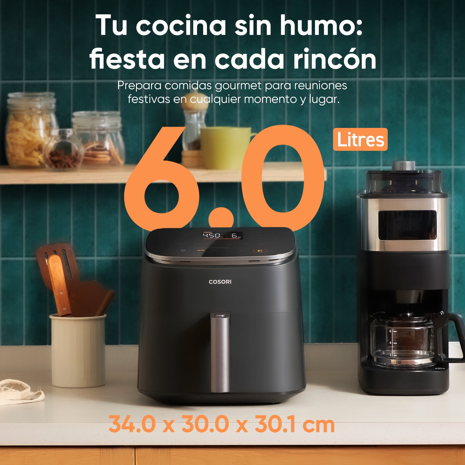 COSORI Freidora de Aire Turbo Blaze™ 6L Air Fryer