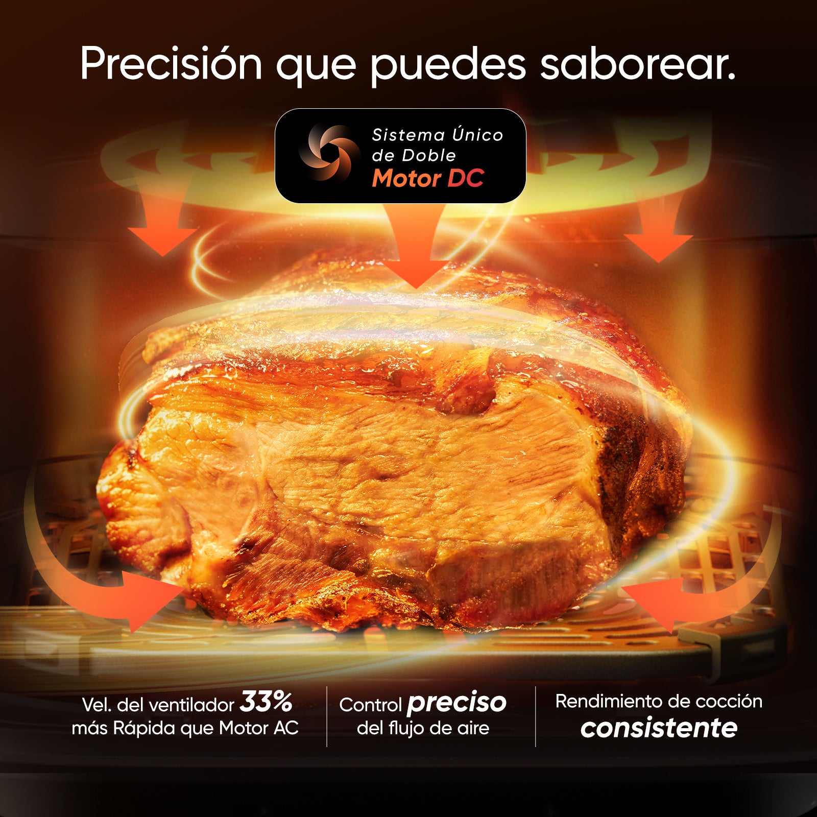 Cosori Freidora de aire Turbo Tower Compacto 8,6 Litros