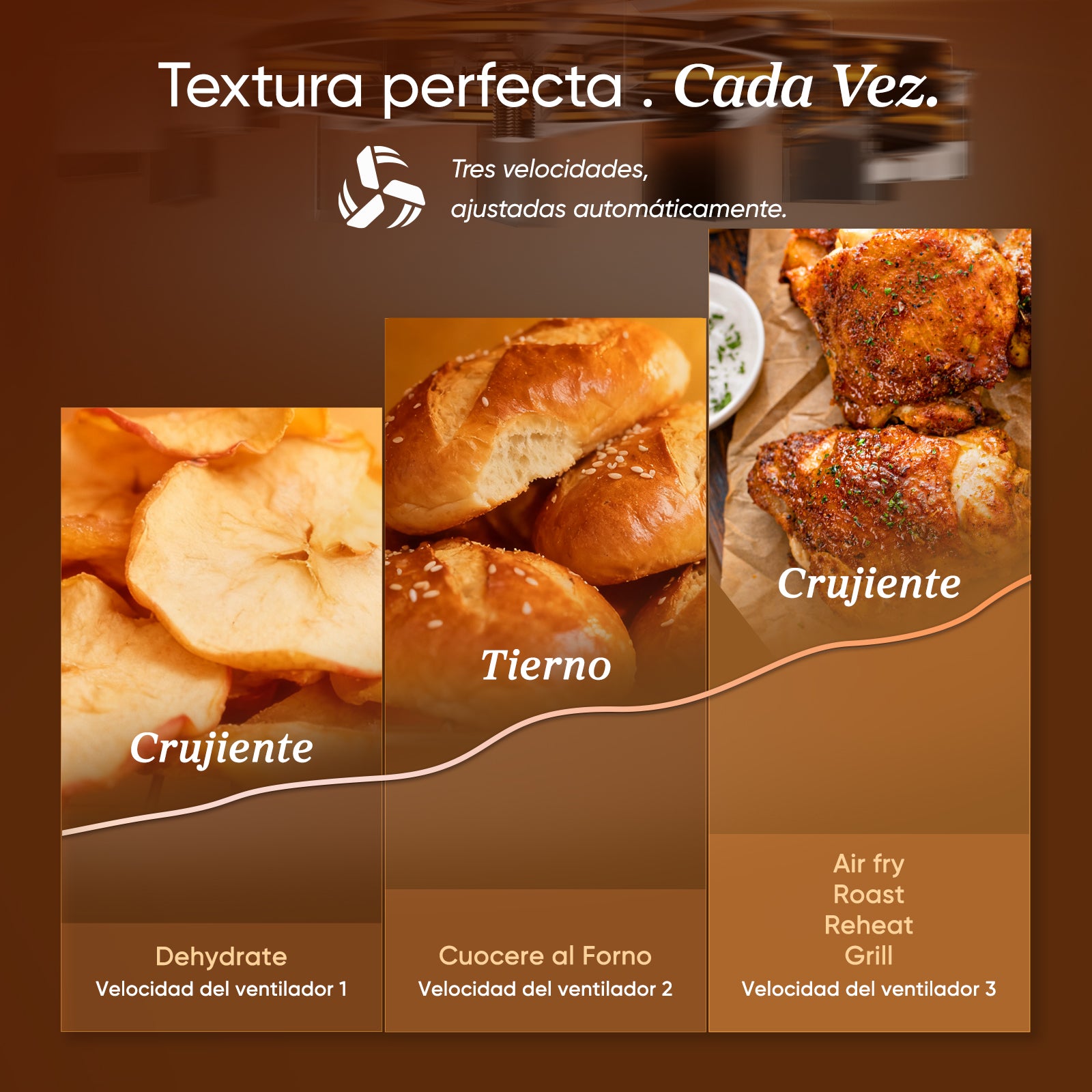 Cosori Freidora de aire Turbo Tower Compacto 8,6 Litros