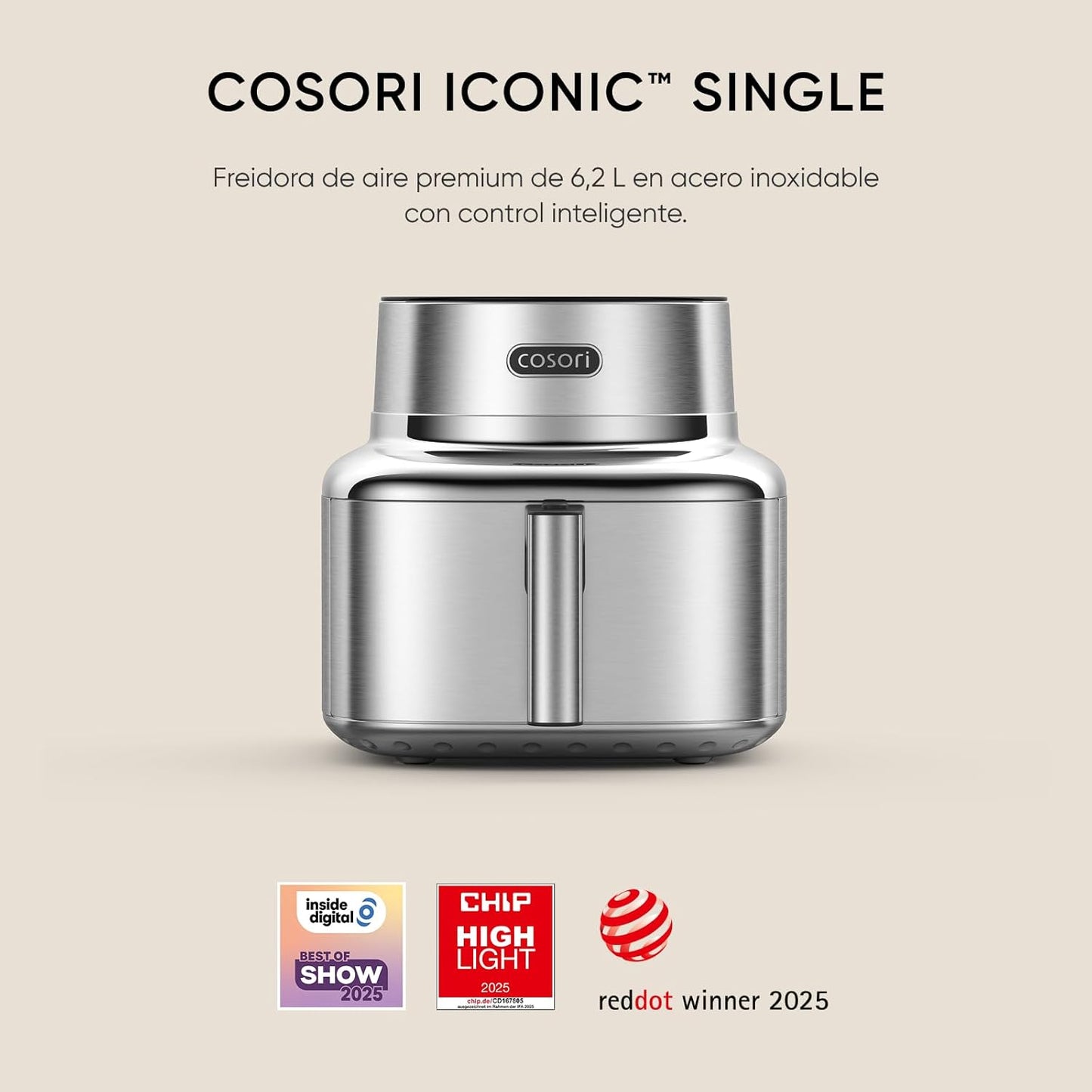 COSORI ICONIC™ Single Freidora de aire – 6,2 Litros